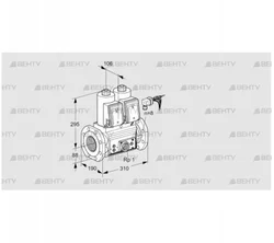 VCS780F05NNWRE/PPEP/PPPP (88203069) Сдвоенный газовый клапан Kromschroder