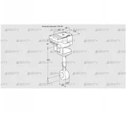 IBHR80Z01A/40A2AR10 (88303785) Дроссельная заслонка Kromschroder