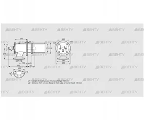 ZIC 165HB-100/135-(18)D (84246528) Газовая горелка Kromschroder