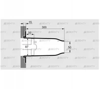 TSC 80B050-300/35-Si-1500 (74924419) Комплект керамического насадка Kromschroder