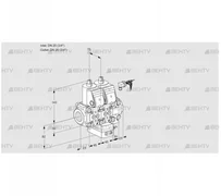 VCH1E20R/20R05NHEVWR/PPPP/PPPP (88103463) Клапан с регулятором расхода Kromschroder