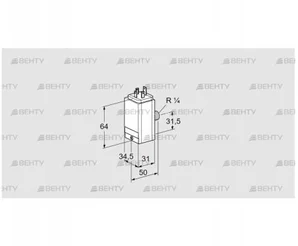 DG 15C8D-5S (84448151) Датчик-реле давления газа Kromschroder