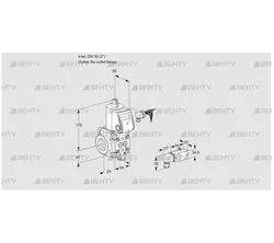 VAS250/-R/NW (88007973) Газовый клапан Kromschroder