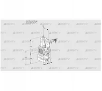 VAV1-/25R/NWAK (88030396) Газовый клапан с регулятором соотношения Kromschroder