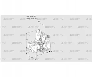 VAS350F/NKGR (88005560) Газовый клапан Kromschroder