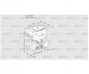 IFC350/50F05-40MMPP/20-30W3TR10-I (88303109) Регулирующий клапан с сервоприводом Kromschroder