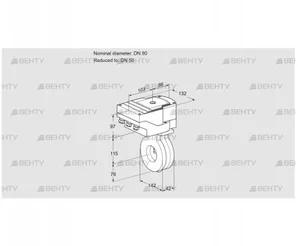 IBA80/50Z05/40A2D (88302237) Дроссельная заслонка Kromschroder