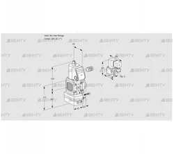 VAG1-/25R/NWAE (88011070) Газовый клапан с регулятором соотношения Kromschroder