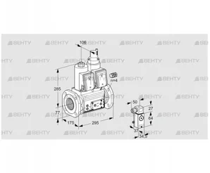 VCS665F05NLWR3E/PP3P/PPEP (88206727) Сдвоенный газовый клапан Kromschroder