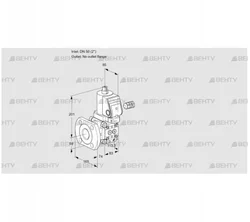 VAS350/-F/NWSR (88008925) Газовый клапан Kromschroder