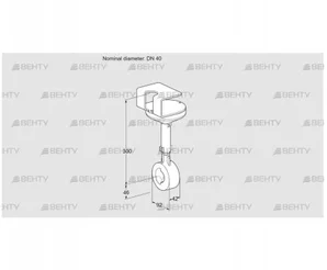 BVHR40Z01A (88302697) Дроссельная заслонка Kromschroder