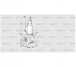 VAS6T65A05LQGLB/PP/MM (88203800) Газовый клапан Kromschroder