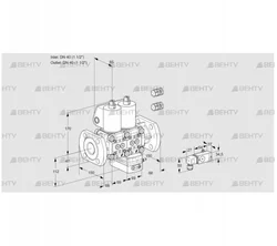 VCD2E40F/40F05ND-25WL3/PPPP/1-MM (88100754) Регулятор давления Kromschroder