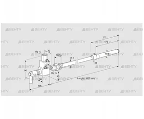 ZMIC 28B1000R (84199278) Пилотная горелка Kromschroder