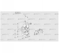 VAD125R/NW-100A (88006650) Газовый клапан с регулятором давления Kromschroder