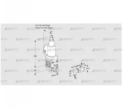 VAS3T-/LQGL (88030205) Газовый клапан Kromschroder