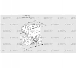 IFC350/50F05-32PPPP/40A2AR10-I (88303363) Регулирующий клапан с сервоприводом Kromschroder