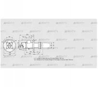 BIC 65RB-300/335-(37)E (84031041) Газовая горелка Kromschroder