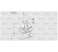 VCH2E50R/50R05NHEVWR3/PPPP/PPPP (88101894) Клапан с регулятором расхода Kromschroder