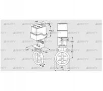 IDR40Z03A100AU/50-30W20E (88302914) Дроссельная заслонка Kromschroder