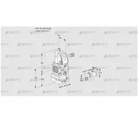 VAD3-/50R/NW-100A (88004155) Газовый клапан с регулятором давления Kromschroder