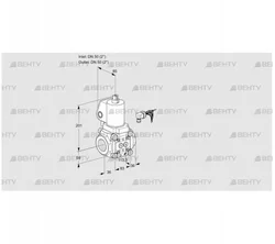 VAS350R/NWGL (88002260) Газовый клапан Kromschroder