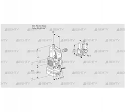 VAG1-/20R/NWAE (88028360) Газовый клапан с регулятором соотношения Kromschroder