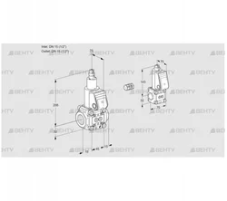 VAS1E15R/15R05LWR/PP/ZS (88104249) Газовый клапан Kromschroder