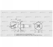 BICA 65HB-0/135-(34)D (84022111) Газовая горелка Kromschroder