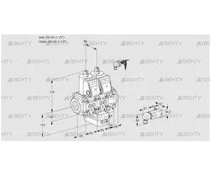 VCG2E40R/40R05NGEVWR/-3PP/PPPP (88103599) Клапан с регулятором соотношения Kromschroder