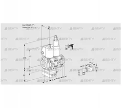 VCD1E25R/25R05D-25LWL/PPPP/2-PP (88103011) Регулятор давления Kromschroder