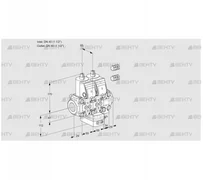 VCG2E40R/40R05NGEVWR3/PPPP/PPPP (88106598) Клапан с регулятором соотношения Kromschroder