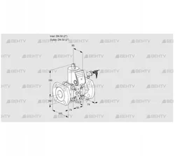 VAS350F/NQ (88007067) Газовый клапан Kromschroder