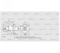 BIO 65HM-400/285-(72)EB (84099620) Газовая горелка Kromschroder