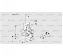 VCG2E40R/40R05NGEWR3/3--3/PP3- (88107272) Клапан с регулятором соотношения Kromschroder