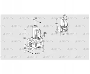 VAS780F05NWSR3E/B-/PP (88205220) Газовый клапан Kromschroder