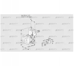 VAS240/-F/NK (88032155) Газовый клапан Kromschroder