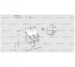 VCD1E25R/25R05D-50NWL/PPBY/PPPP (88102792) Регулятор давления Kromschroder