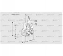 VCS2E40R/40R05NLWGR3/PPPP/PPPP (88105899) Сдвоенный газовый клапан Kromschroder