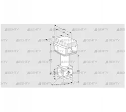 RV 2/AML10W30S1 (86060524) Регулирующий клапан Kromschroder