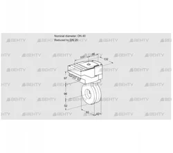 IBG40/25Z05/40A2A (88302195) Дроссельная заслонка Kromschroder