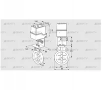 IDR50Z03D100AS/50-60H30E (88302909) Дроссельная заслонка Kromschroder