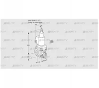 VAS240/-R/LWGL (88026320) Газовый клапан Kromschroder