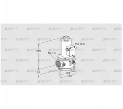 VR 40R01NQ33D (85247520) Воздушный электромагнитный клапан Kromschroder