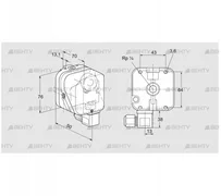 DG 400B-6 (84447593) Датчик-реле давления газа Kromschroder