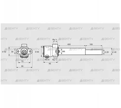 ZKIH 400/100R (84214040) Пилотная горелка Kromschroder