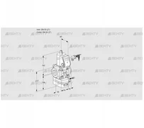 VAH350R/NQAE (88028228) Клапан с регулятором расхода Kromschroder