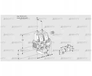 VCD1E20R/20R05FND-25VWR/PP3-/3-PP (88104865) Регулятор давления Kromschroder