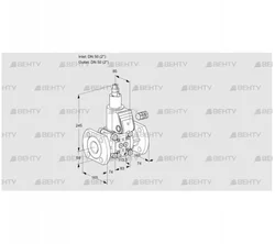 VAS350F/LW (88034617) Газовый клапан Kromschroder