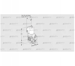 VAS2T-/32N/NKGL (88026845) Газовый клапан Kromschroder